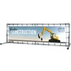 Banner Tube Frist&aring;ende Ram, frist&aring;ende ram av aluminiumr&ouml;r 0,3 mm / &Oslash; 48 mm - 200 x 50 cm #1