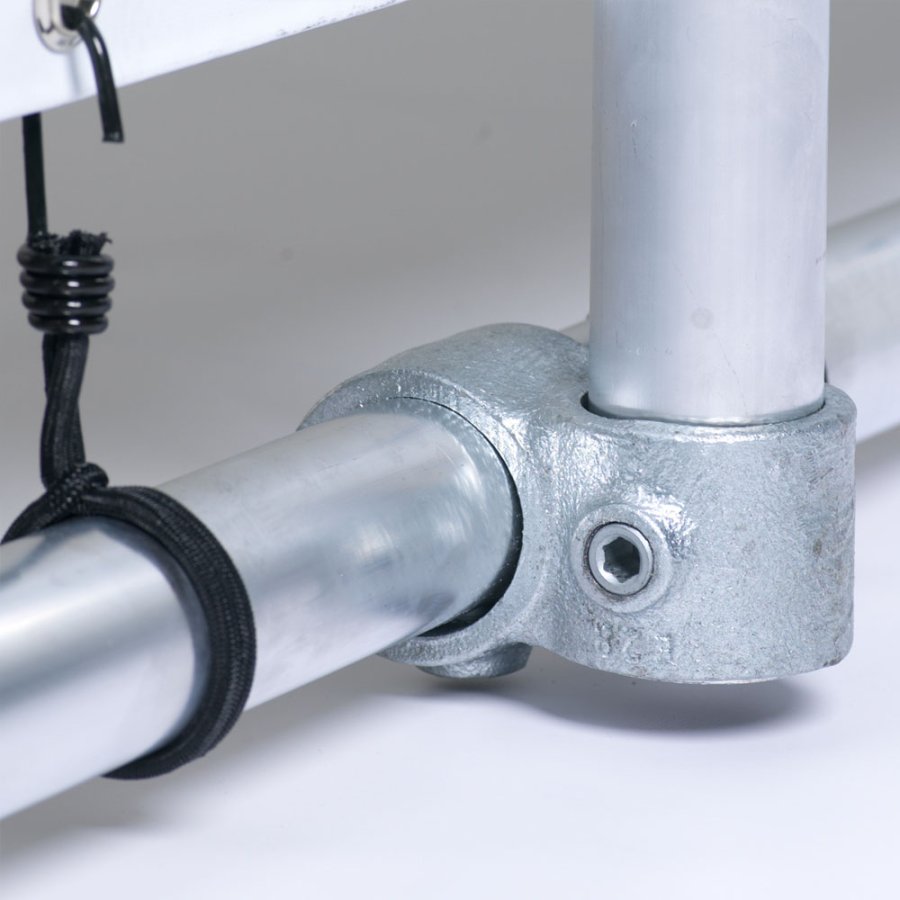 Banner Tube Frist&aring;ende Ram, frist&aring;ende ram av aluminiumr&ouml;r 0,3 mm / &Oslash; 48 mm - 150 x 100 cm