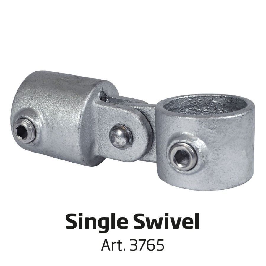 Banner Tube High Stand, frist&aring;ende ram av aluminiumr&ouml;r 0,3 mm / &Oslash; 48 mm - 100 x 100 cm