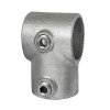 Kort r&ouml;rkl&auml;mma f&ouml;r sammanfogning av 2 aluminiumr&ouml;r 3 mm / &Oslash; 48 mm #2