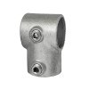Kort r&ouml;rkl&auml;mma f&ouml;r sammanfogning av 2 aluminiumr&ouml;r 3 mm / &Oslash; 48 mm #1