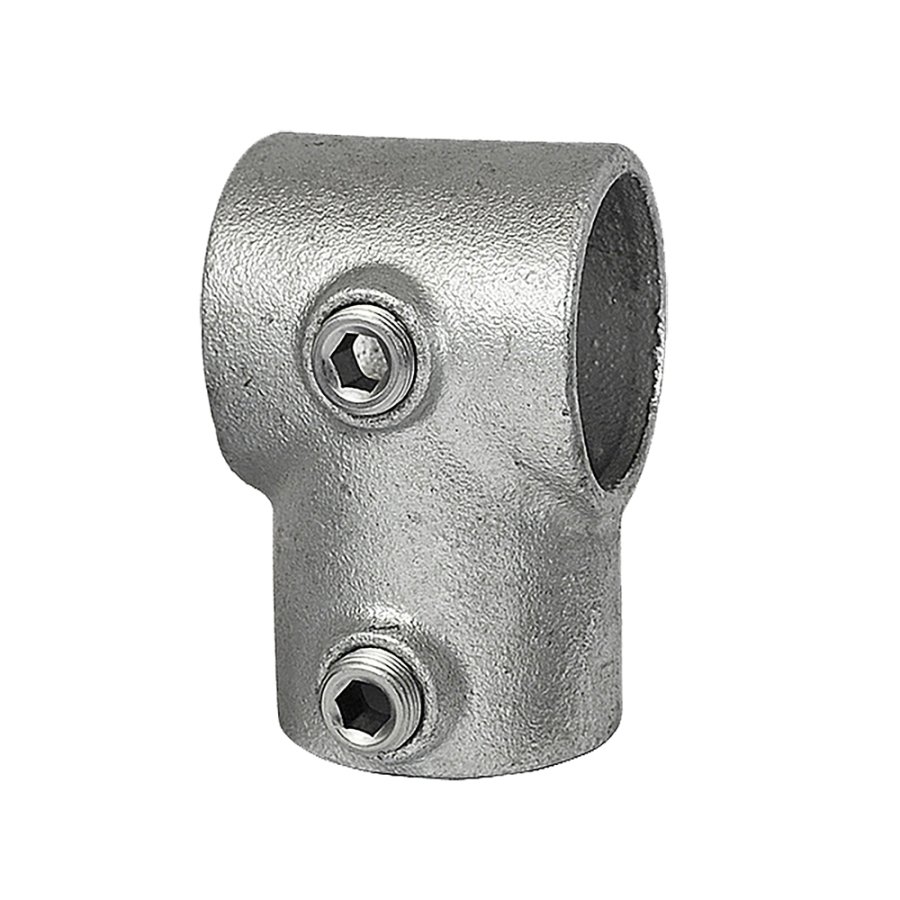 Kort r&ouml;rkl&auml;mma f&ouml;r sammanfogning av 2 aluminiumr&ouml;r 3 mm / &Oslash; 48 mm