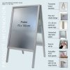 Gatupratare, Alu-Line Standard, 32 mm, Silver, B1 - 70 x 100 cm #16