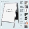 Gatupratare, Alu-Line Budget, Silver, aluminium, f&ouml;r inomhusbruk, A1 - 59,4 x 84,1 cm #10