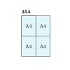 Infobox med l&aring;s, 4 x A4, D27 mm, alu/silver #8