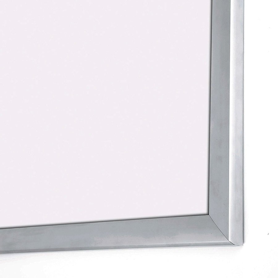 Infobox med magnetisk st&auml;ngning, 6 x A4, D27 mm, alu/silver
