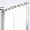Infobox med magnet, 9 x A4, D27 mm, alu/silver #6
