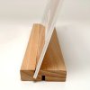 WOOD Block menyh&aring;llare i akryl A6, lodr&auml;t/vinklad #3