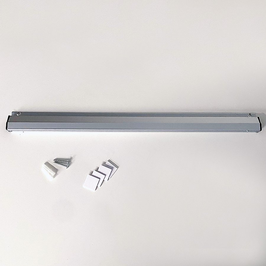 Kvittoh&aring;llare aluminium 50 cm, silver