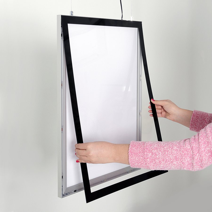 MAGNECO LED Box PS 594 x 841 mm (A1) Svart