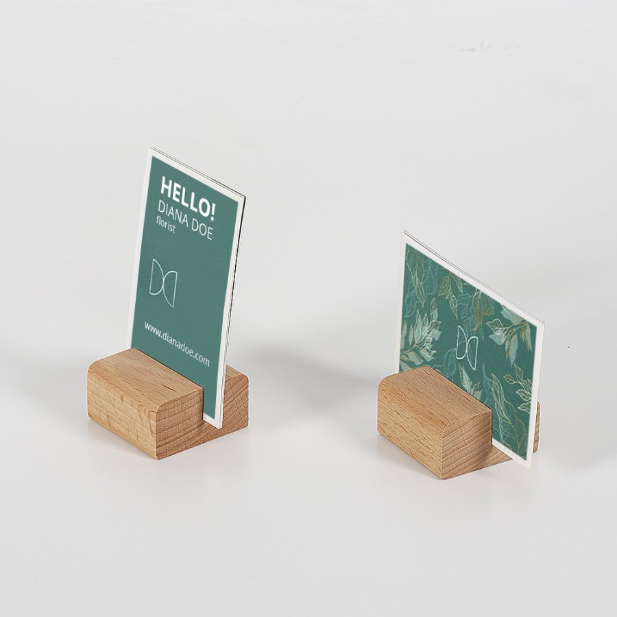 Cardholder Wood Block