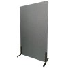 ZONE Hush Wall akustikv&auml;gg rumsavdelare M&ouml;rkgr&aring; tyg 136x80 cm med standardf&ouml;tter #1