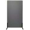 ZONE Hush Wall akustikv&auml;gg rumsavdelare M&ouml;rkgr&aring; tyg 136x80 cm med standardf&ouml;tter #2