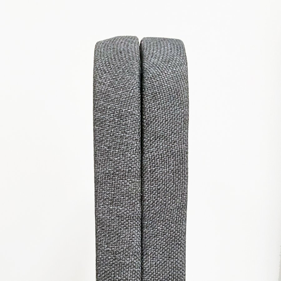 ZONE Hush Wall akustikv&auml;gg och rumsavdelare M&ouml;rkgr&aring; med tygkl&auml;dsel och standardf&ouml;tter 170 x 80 x 4 cm