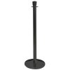 Svartlackerad St&aring; i St&aring;l till k&ouml;ledare/avsp&auml;rrningssystem, 91 cm h&ouml;g, tung fot &Oslash; 32 cm #1