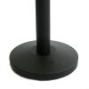 Svartlackerad St&aring; i St&aring;l till k&ouml;ledare/avsp&auml;rrningssystem, 91 cm h&ouml;g, tung fot &Oslash; 32 cm #2