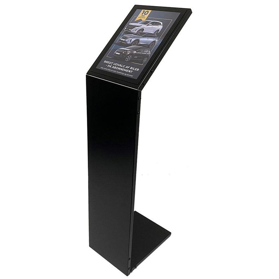 Plana Info Stand L A4 svart